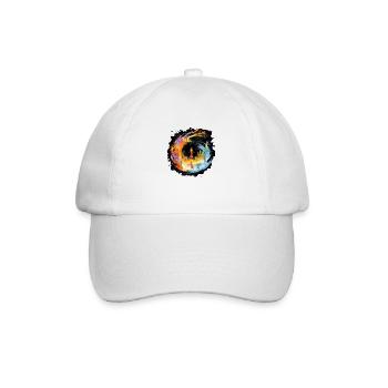 Lilas au pays des fées - Casquette classique - blanc/blanc - Devant