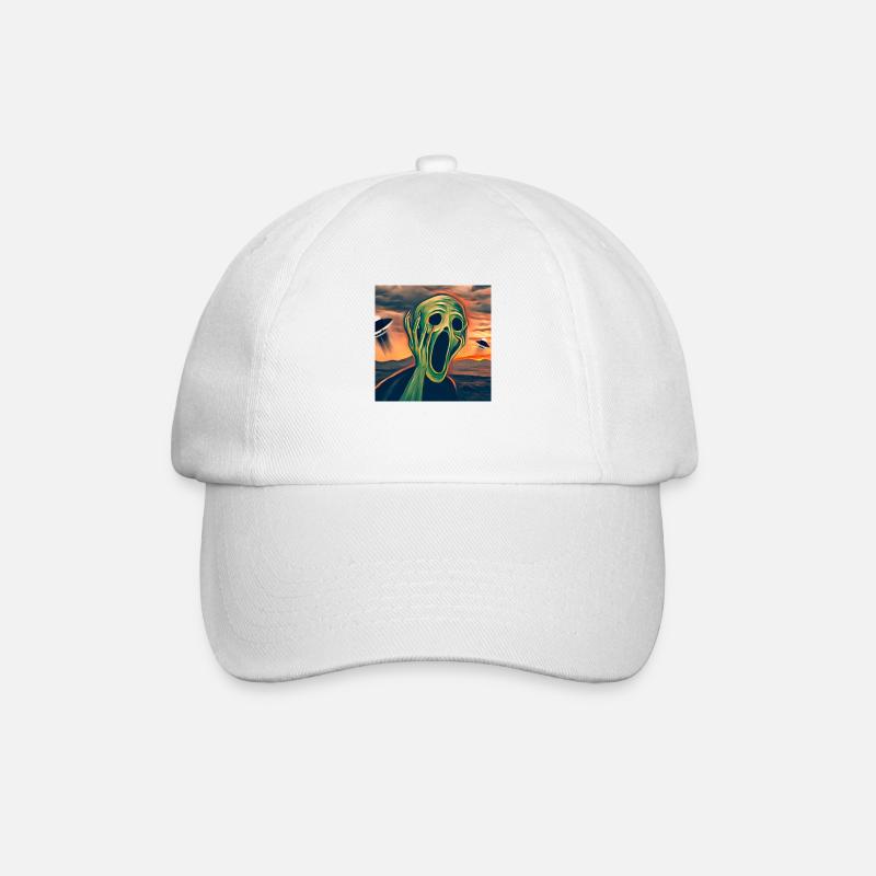 Le cri d’OVNI - Casquette classique - blanc/blanc