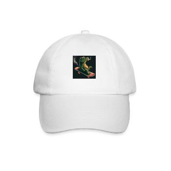 Patinage Tony Croco - Casquette classique - blanc/blanc - Devant