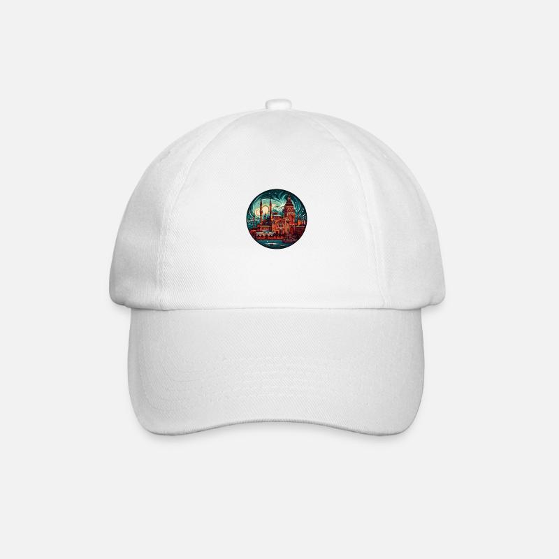 Turkish architecture - Baseball Cap - white/white