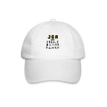 Enterrement de vie de garçon 2023 - JGA - Boutique Premium JGA - Casquette classique - blanc/blanc - Devant