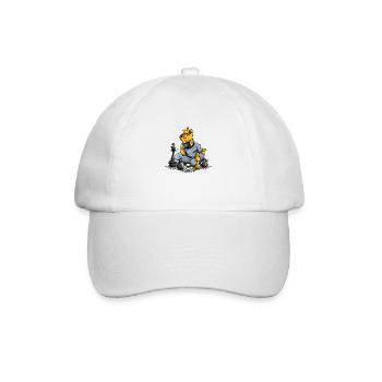 Bilo in full reflection - Baseball Cap - white/white - Front