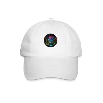 Dynamic Neon Journeys: The World of Neon Jungle - Baseball Cap - white/white - Front