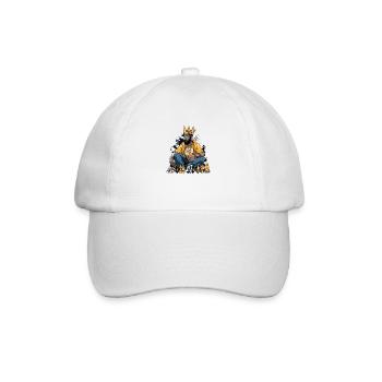 Jack der Schachspieler - Baseballkappe - Weiß/Weiß - Vorne