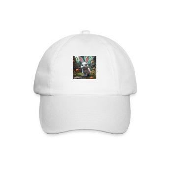 lapin mignon - Casquette classique - blanc/blanc - Devant