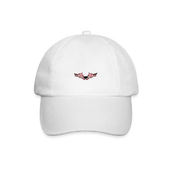Femme enceinte avec deux bébés 2 jumeaux dans le ventre de bébé - Casquette classique - blanc/blanc - Devant