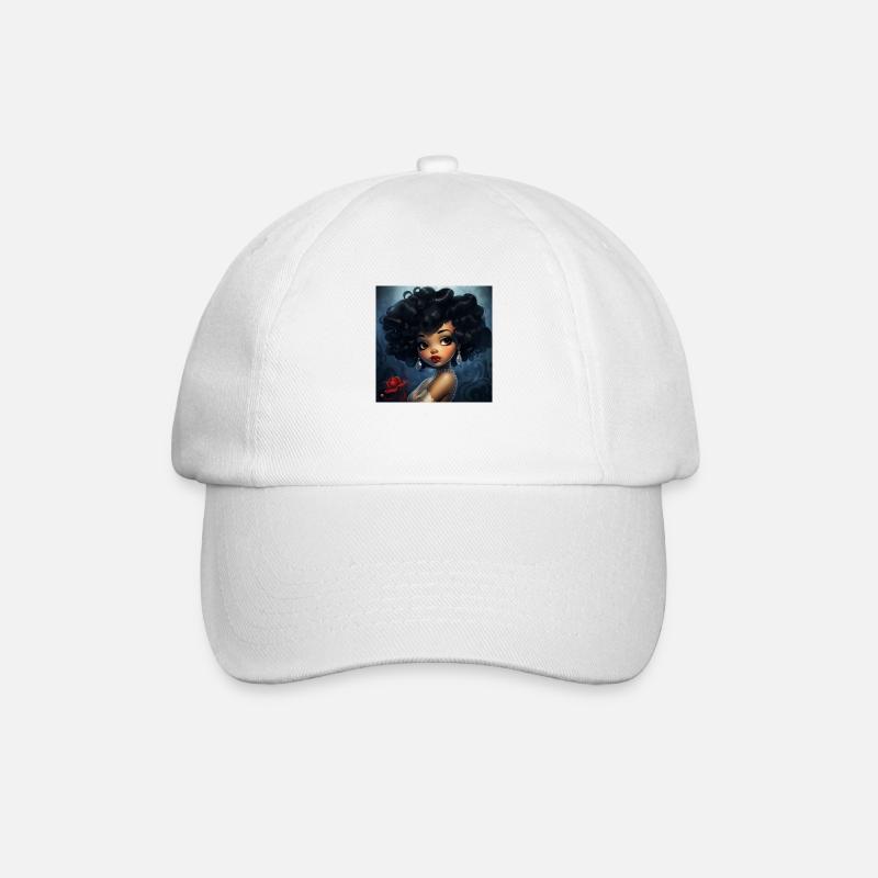 Betty BOOP - Baseball Cap - white/white