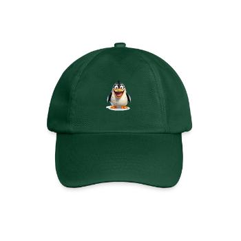 der lustige Pinguin - Baseballkappe - Flaschengrün - Vorne