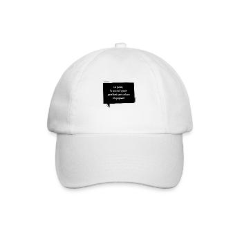 4 - Casquette classique - blanc/blanc - Devant