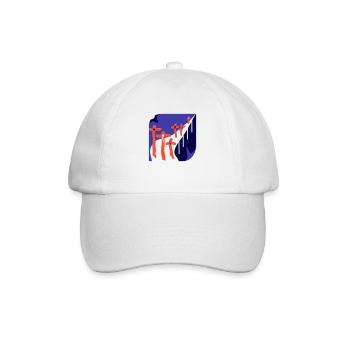 The flowers. A path of love and transience - Baseball Cap - white/white - Front