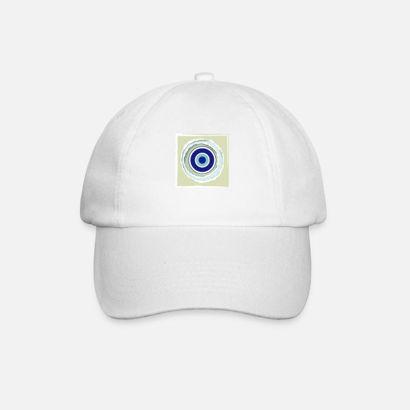 Schützendes Auge Spaß Spaß Spaß Spaß - Baseballkappe - Weiß/Weiß