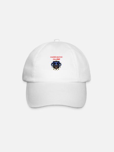 Clown - Baseballkappe - Weiß/Weiß