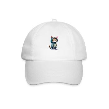Cat Domestic Cat Kitten Cat Owner Pet - Baseball Cap - white/white - Front