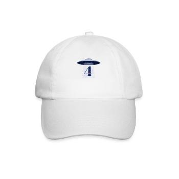 4e anniversaire ufo attaque - Casquette classique - blanc/blanc - Devant