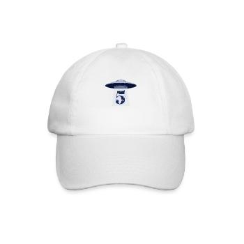 5e anniversaire ufo attaque - Casquette classique - blanc/blanc - Devant
