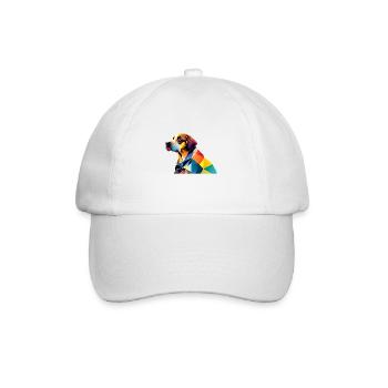 Labrador Retriever Labrador Propriétaire Chiot - Casquette classique - blanc/blanc - Devant