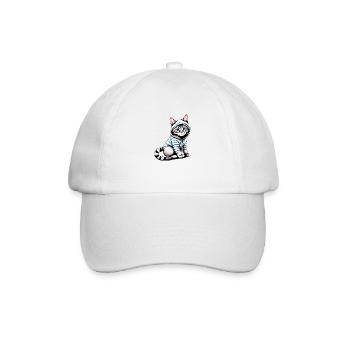 Cat Cat Owner Domestic Cat Pet Kitten - Baseball Cap - white/white - Front