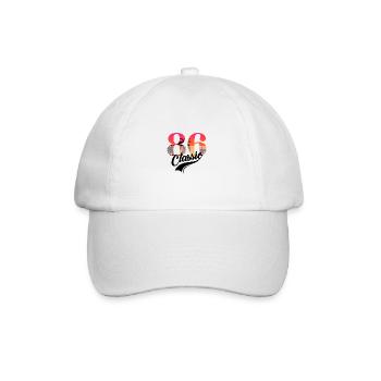 Vintage 1986-86th Birthday - Baseball Cap - white/white - Front