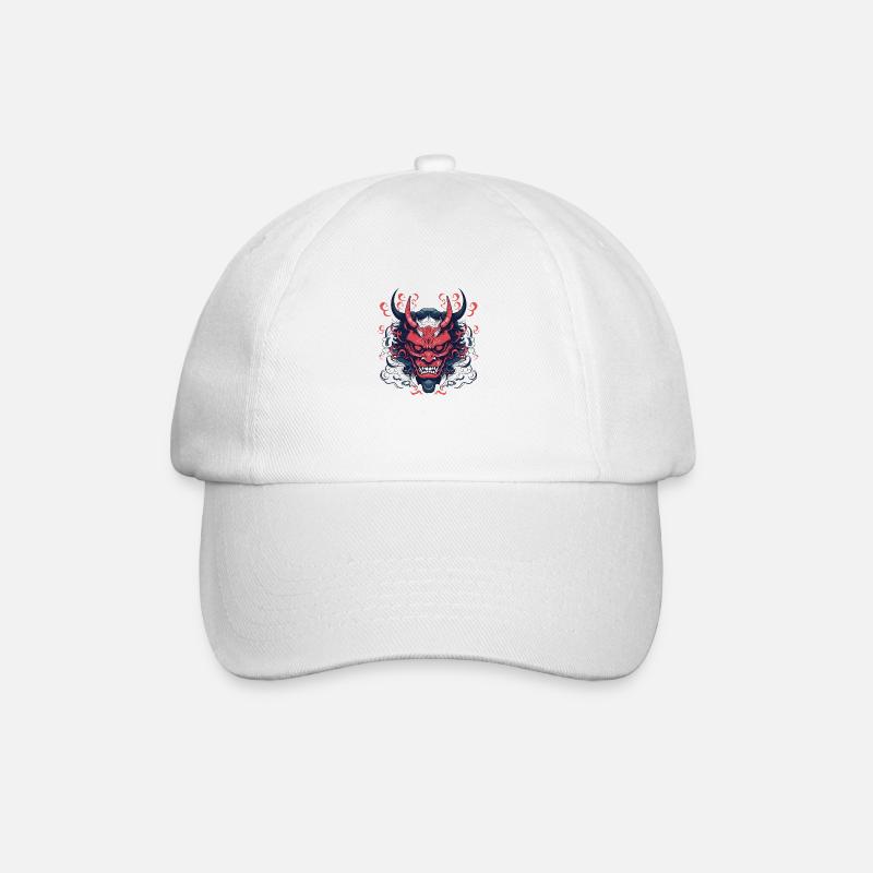 Démon oni - Casquette classique - blanc/blanc