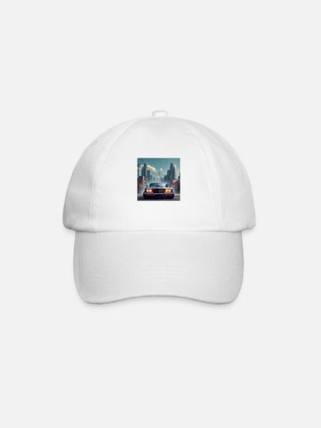 MuscelCar I - Baseball Cap - white/white