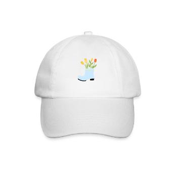 Home Gardener Garden Gift Flower Gardener Flowers - Baseball Cap - white/white - Front