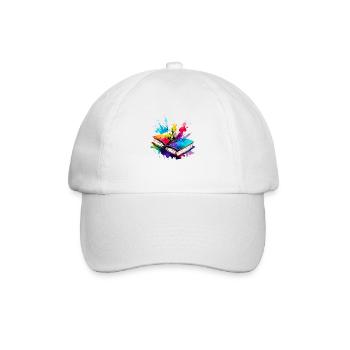 Livre Lecture Cadeau Livres Lecteur Amoureux De Livre - Casquette classique - blanc/blanc - Devant