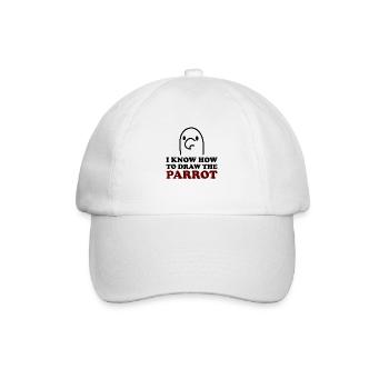 The Parrot - Baseballkappe - Weiß/Weiß - Vorne
