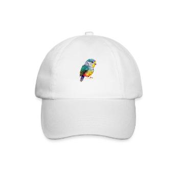 Propriétaire d’oiseau perruche oiseau calopsitte calopsitte - Casquette classique - blanc/blanc - Devant