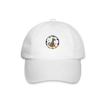 Dog color - Casquette classique - blanc/blanc - Devant