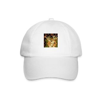 Cerf - Casquette classique - blanc/blanc - Devant