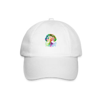Tree of Life Meditation Yoga Tree of Life - Baseball Cap - white/white - Front