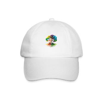 Tree of Life Tree of Life Yoga Meditation - Baseball Cap - white/white - Front