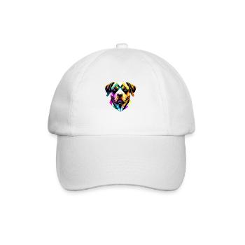 Chien, Labrador Retriever, Maman Chien, Chiot Chiens - Casquette classique - blanc/blanc - Devant