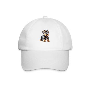 Airedale Terrier Dog Owner Dog Puppy Dog - Baseball Cap - white/white - Front