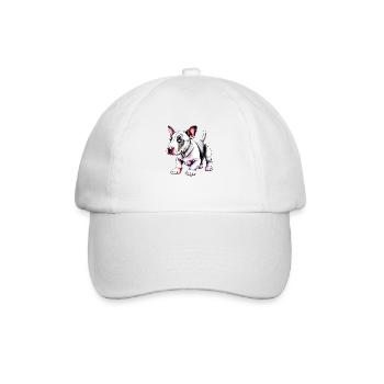 Staffordshire Bullterrier Hunde Hundebesitzer Hund - Baseballkappe - Weiß/Weiß - Vorne
