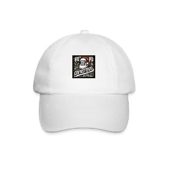 Santa Claus, Weihnachtsmann - Baseballkappe - Weiß/Weiß - Vorne