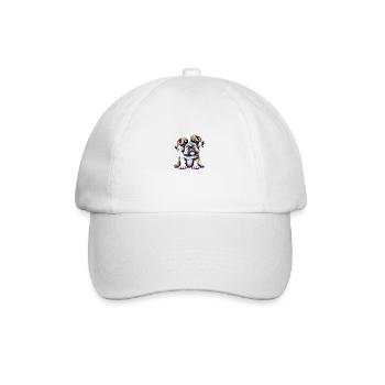 English Bulldog Dog Owner Dog Mastiff Dogs - Baseball Cap - white/white - Front