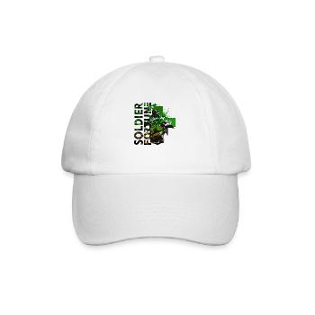 Soldat, Fortune, Militaire, Armée, Guerre, Cool, Marine, Combat - Casquette classique - blanc/blanc - Devant