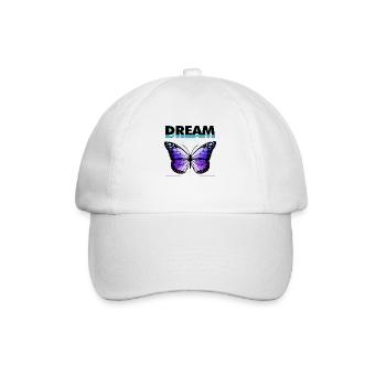 Colorful Butterfly Flowers Colorful Insect Dream Dream - Baseball Cap - white/white - Front