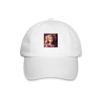 princesse blonde - Casquette classique - blanc/blanc - Devant