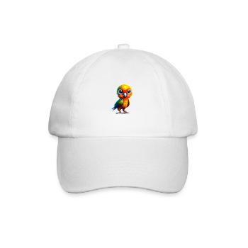Perruche, Calopsitte, Propriétaire D’oiseau, Oiseau - Casquette classique - blanc/blanc - Devant