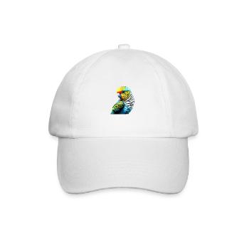 Propriétaire d’oiseau perruche oiseau calopsitte calopsitte - Casquette classique - blanc/blanc - Devant