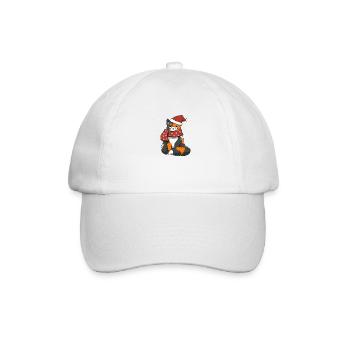 Weihnachtskatze - Baseballkappe - Weiß/Weiß - Vorne