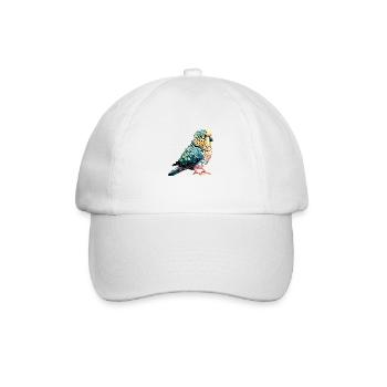 Perruche Propriétaire Oiseau Calopsitte - Casquette classique - blanc/blanc - Devant