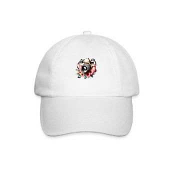 Camera Photographer Funny Photographers Photograph - Baseball Cap - white/white - Front