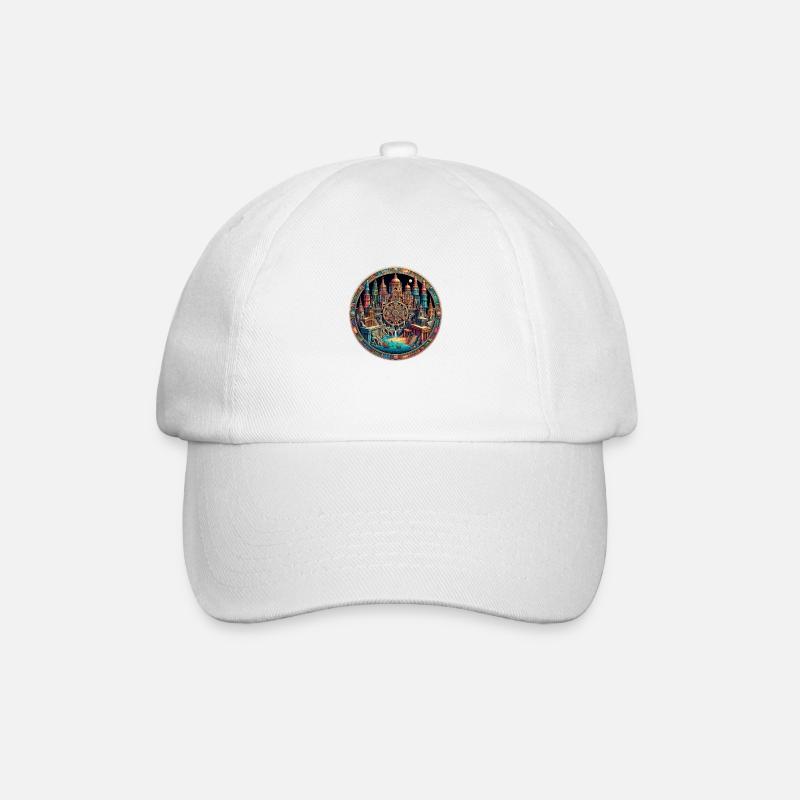 La cité perdue de l’Atlantide - Casquette classique - blanc/blanc