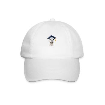Baccalauréat en études alpaga Certificat de fin d’études - Casquette classique - blanc/blanc - Devant