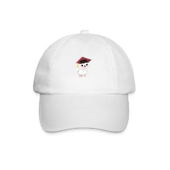 Bachelor's Degree Graduation Graduate Alpaca - Baseball Cap - white/white - Front