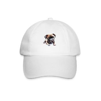 Mastiff Dog Owner Dog Bulldog Dogs - Baseball Cap - white/white - Front