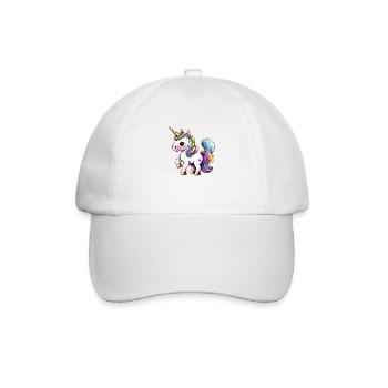 Licorne Créature Mythique Fille Licornes Créature Mythique - Casquette classique - blanc/blanc - Devant